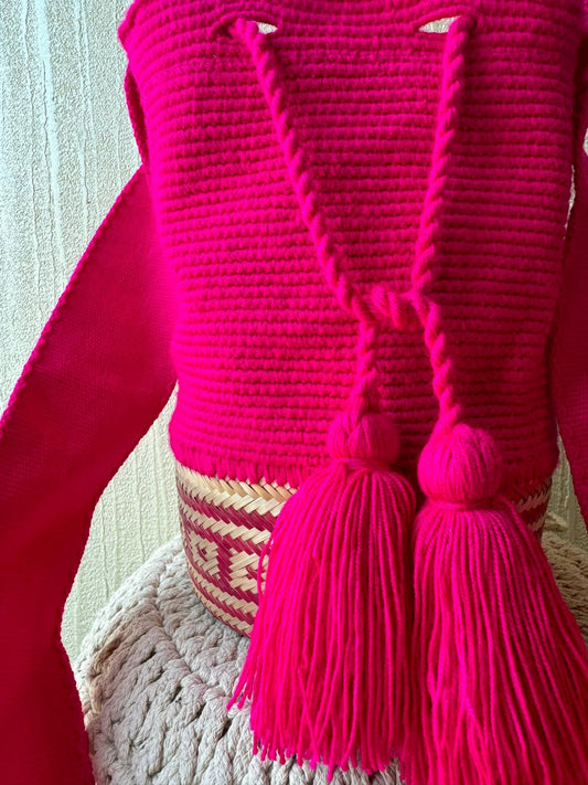 MOCHILA FONDO IN PAGLIA