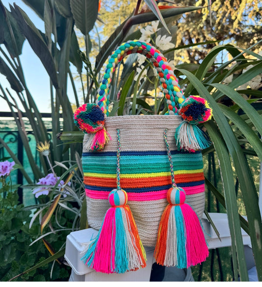 BORSA POMPONES M